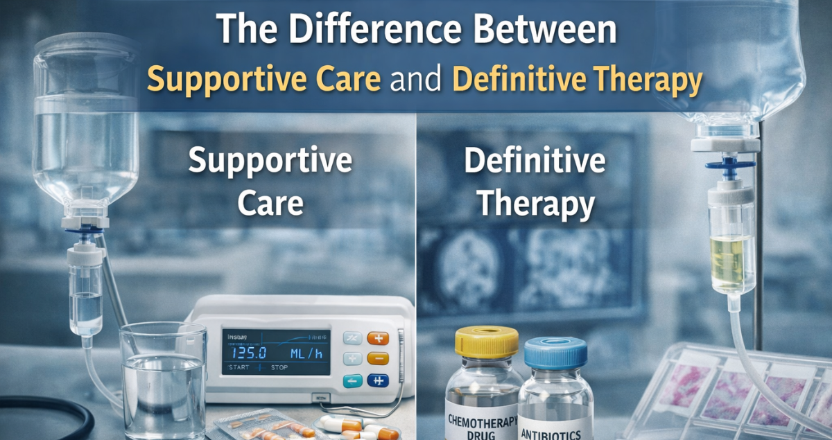 The Difference Between Supportive Care and Definitive Therapy