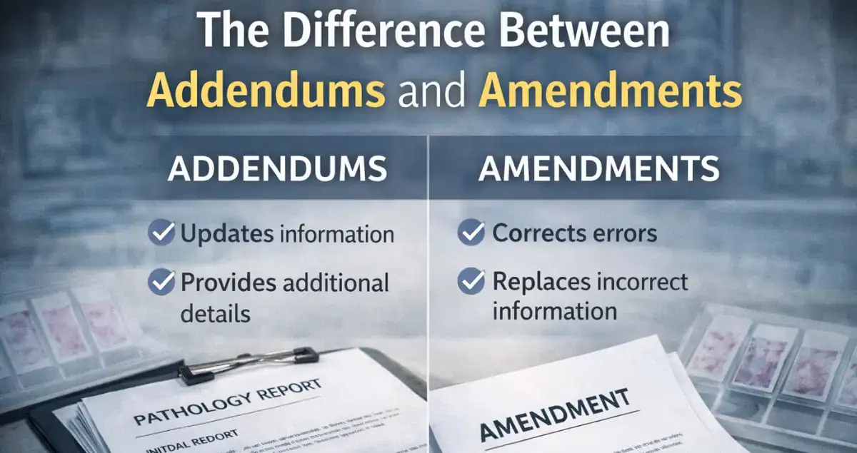 The Difference Between Addendums and Amendments