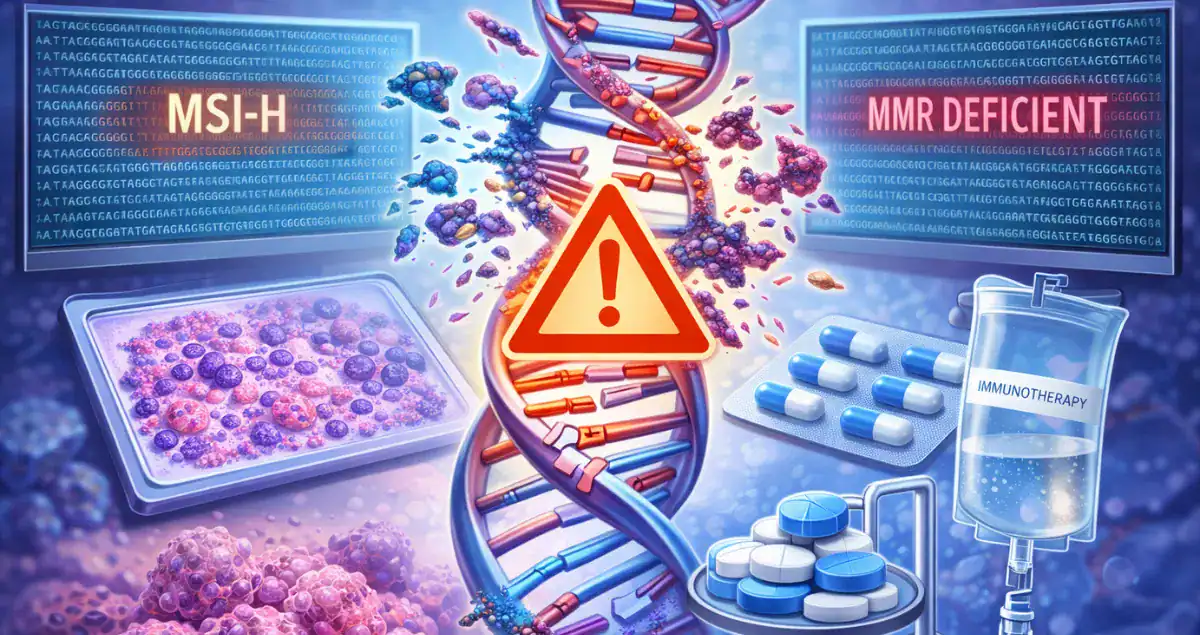 What does MSI-high or MMR-deficient mean?