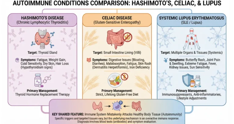 Can biopsy confirm autoimmune disease