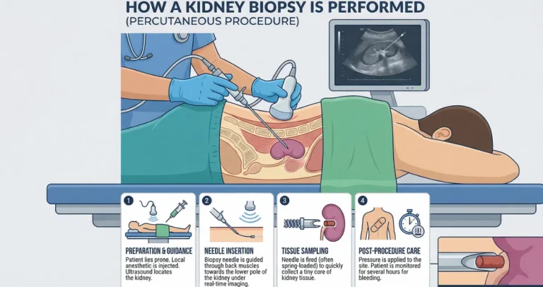 Can kidney disease be diagnosed without biopsy