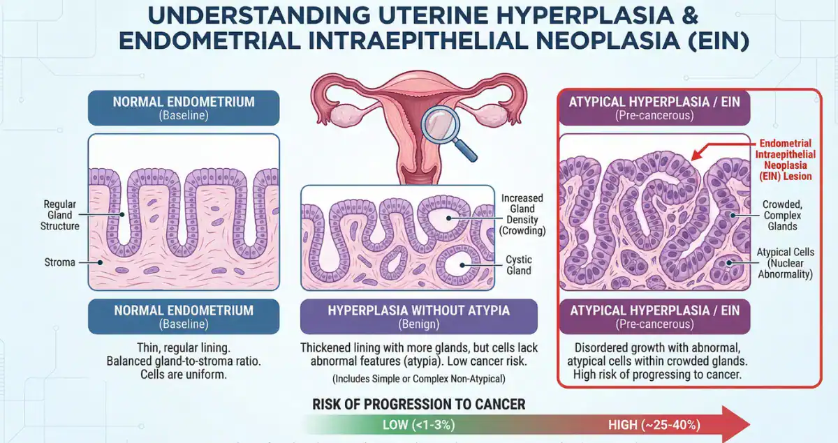 Does Uterine Hyperplasia Without Atypia Turn Into Cancer