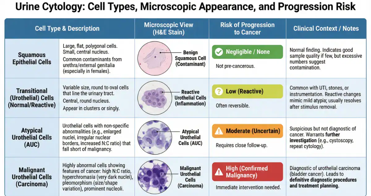 How Pathologists Distinguish Atypical from Suspicious or Malignant Cells