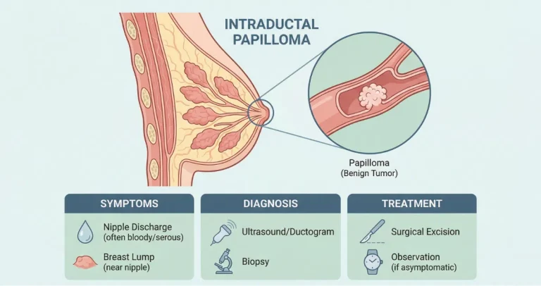 What does intraductal papilloma mean