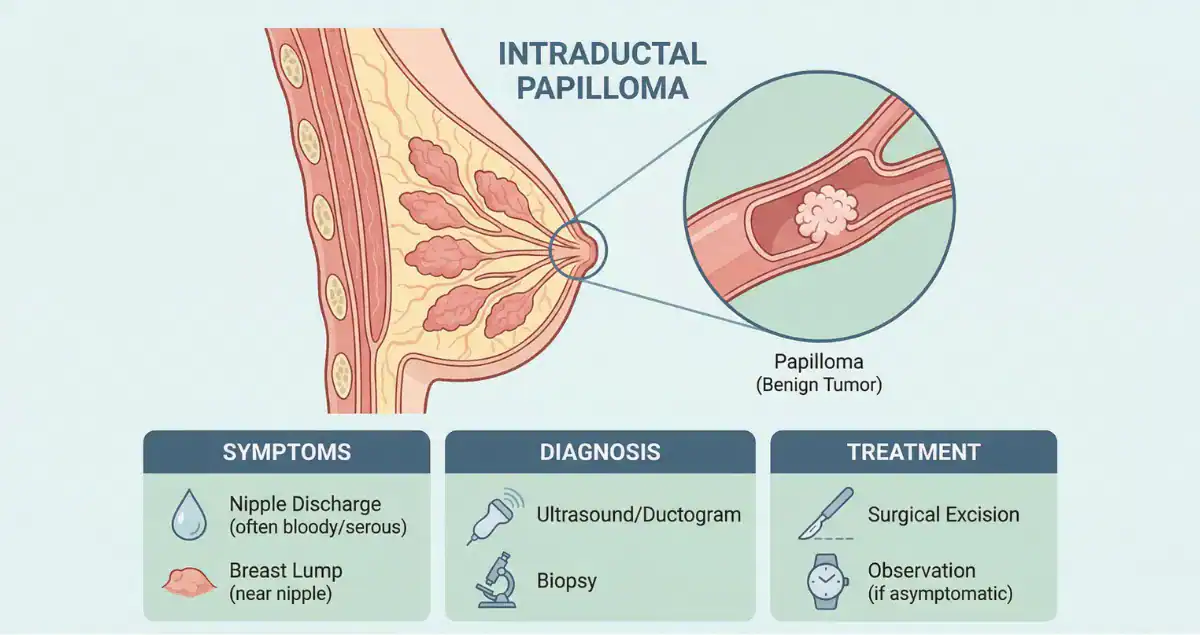 What does intraductal papilloma mean