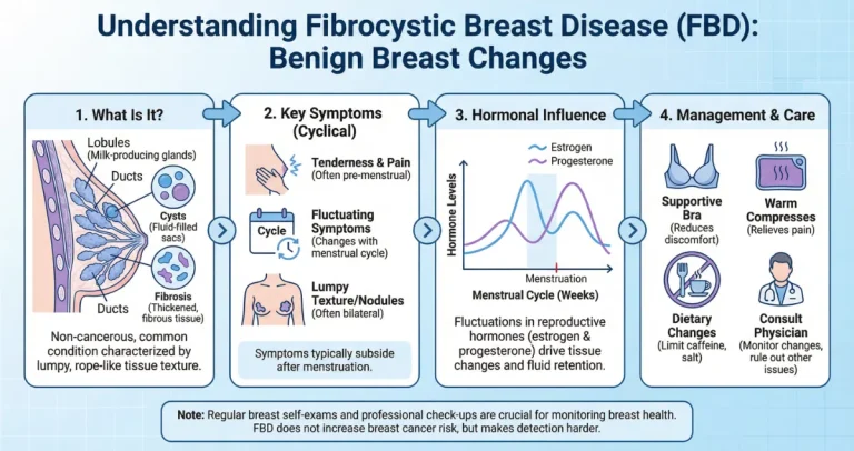 What does fibrocystic breast change mean