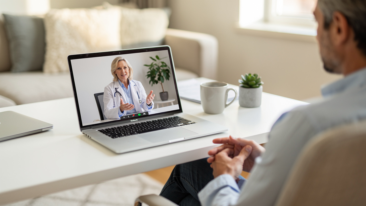 Cancer diagnosis second opinion explained during a supportive telemedicine consultation. Cancer diagnosis second opinion explained during a supportive telemedicine consultation.