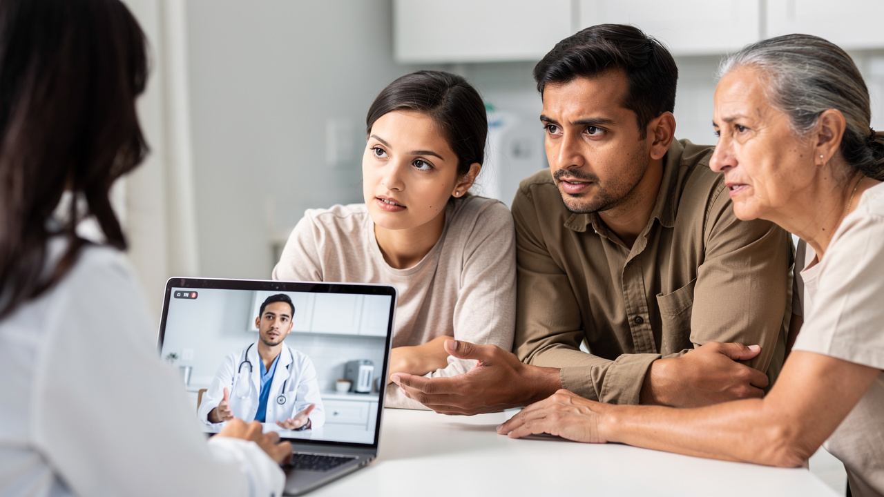 A family uses telemedicine to discuss why they Disagree With Autopsy Findings. A family uses telemedicine to discuss why they Disagree With Autopsy Findings.