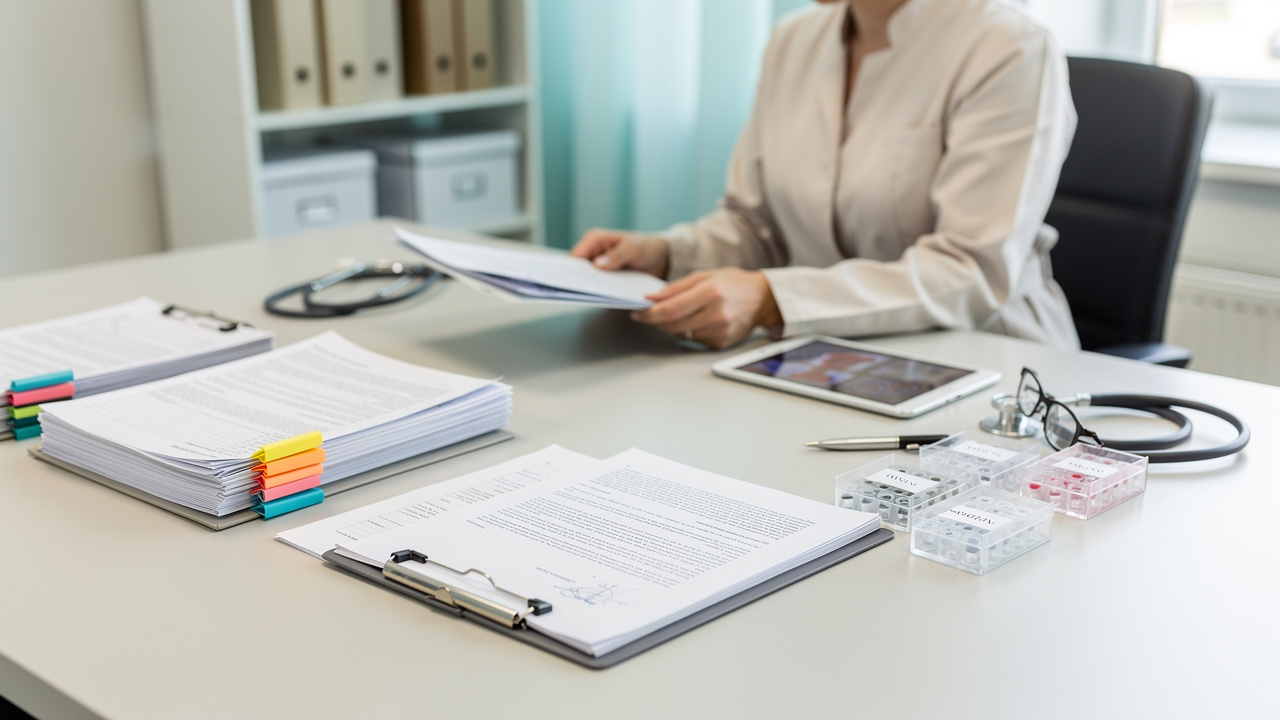 Organized records show how pathology consultation second opinion depends on reports, slides, and clinical context.