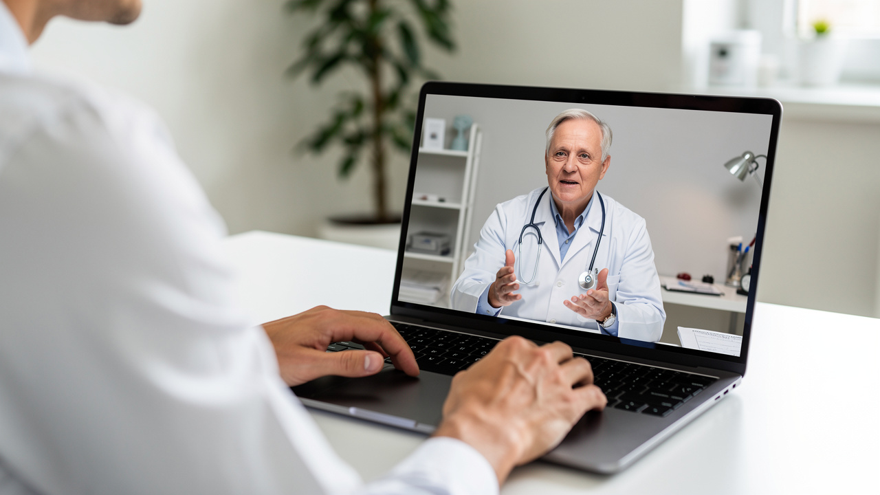 Pathology Report Explained in a telemedicine consultation focused on clear answers.
