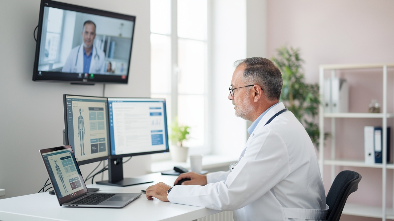 Telemedicine consultation showing an expert review for a Wrong autopsy report question.