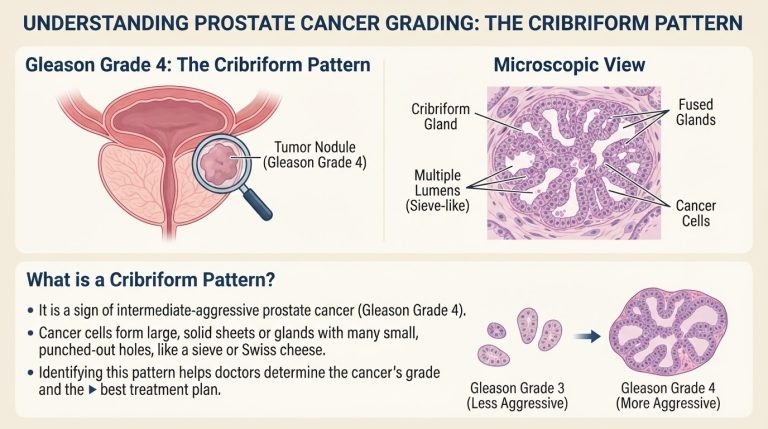 Visual guide: Cribriform Pattern and Intraductal Carcinoma on a Prostate Cancer Report